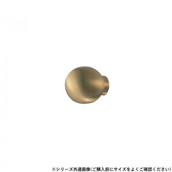 シロクマ ボールツマミ 28φ サテンゴールド KB-85