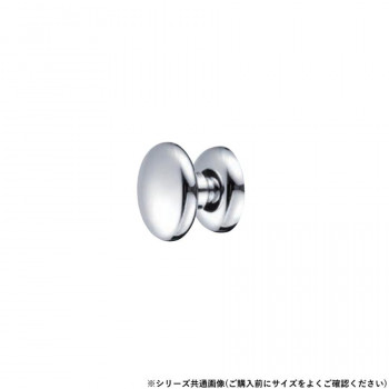 シロクマ マーキュリーツマミ 25φ クローム KB-107