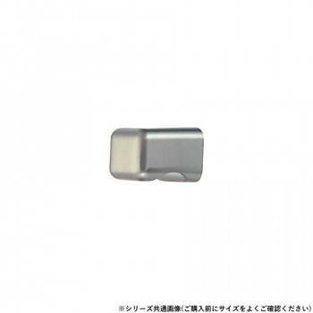 シロクマ 角キャノンツマミ 24mm ホワイトブロンズ KZ-19