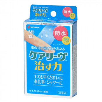 ニチバン ケアリーヴ 治す力 防水タイプ M 12枚入 478499