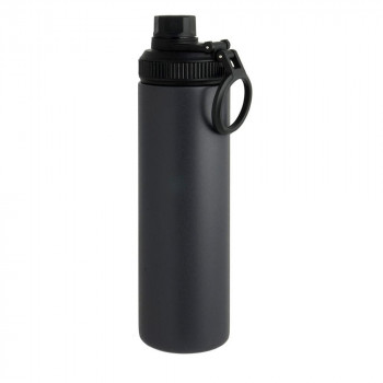 リビング WELF SLIM BOTTLE 直飲みスリムステンレスボトル BK 650ml 411330