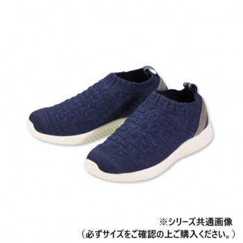 マリアンヌ製靴 ストレッチニットスニーカーWG140 ネイビー 4L WG140