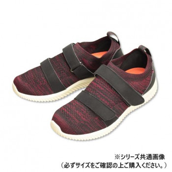 マリアンヌ製靴 ストレッチニットスニーカーWG120 ディープレッド LL WG120