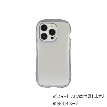 iPhone15Pro対応クリスタルクリアケース スモーク GMD-17SK