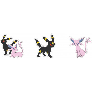 ポケットモンスター モバイルステッカー エーフィ＆ブラッキー POKE-840F