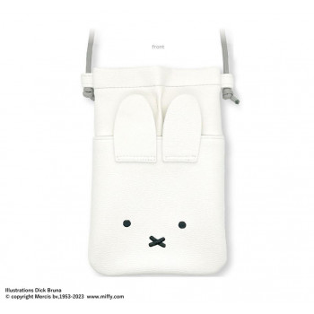 ミッフィー IIIIpocket スマートフォンポーチ フェイス MF-455WH
