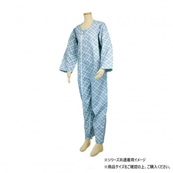 幸和製作所 テイコブ(TacaoF) エコノミー上下続き服 サックス LLサイズ UW01-SA-LL