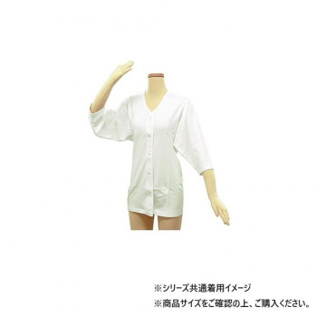 幸和製作所 テイコブ(TacaoF) らくホック肌着婦人用七分袖 Mサイズ UN05-WT-W-M