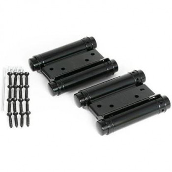 ハイロジック　17542　PEN　黒塗り自由丁番(両開)　76mm　1組入