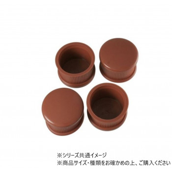 ハイロジック　A-007　脚キャップ　36mm丸　茶　4個入　57007