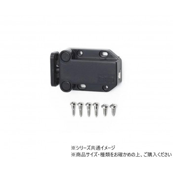 ハイロジック　J-532　開き防止キャッチ黒　食器棚用　1個入　71532