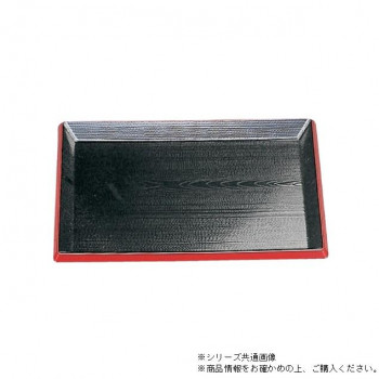 尺4利休盆　黒天朱（ノンスリップ加工）　15235590
