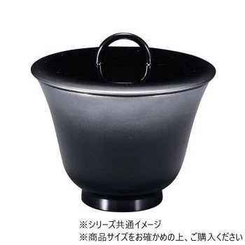 （食洗機対応）リング百合型椀(小)　銀ぼかし(内黒)　セット　31005600