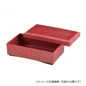 6寸長手姫箱　朱本銀平目内朱(親)　21077032
