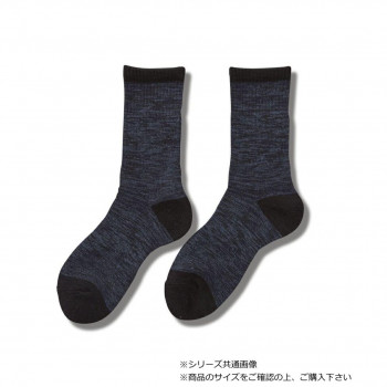 ハヤブサ レイヤーテック　ミドルソックス　先丸 ネイビー 26 Y5140-26-80