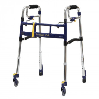 ユーバ産業 スライドフィットEX歩行器(ハイタイプ) 後脚スタンド H-0293ST
