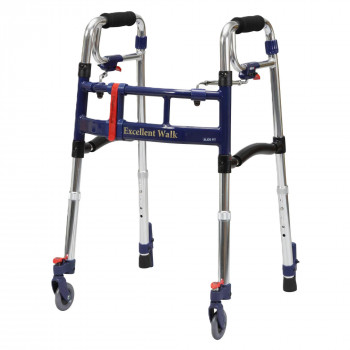 ユーバ産業 スライドフィットEX歩行器(ミニタイプ) 後脚スタンド M-0293ST