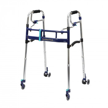 ユーバ産業 スライドフィットEX歩行器(超ハイタイプ) 前後輪3インチ HT-0293CT