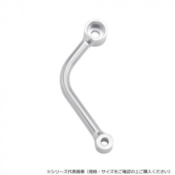 MSTL150RR-75 汎用マフラーステーφ16 150mm RR シルバー