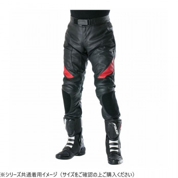 RDP-10A レザーパンツ BK/RE L RDP10A-L