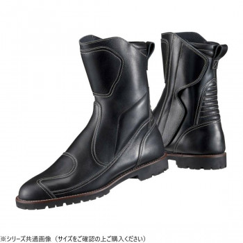 NTB-34 セミロングステッチブーツ BK 255 13410255