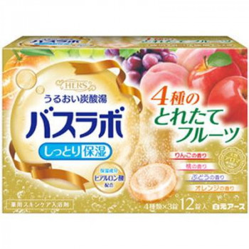バスラボ 入浴剤 4種のとれたてフルーツ 12錠入 222299