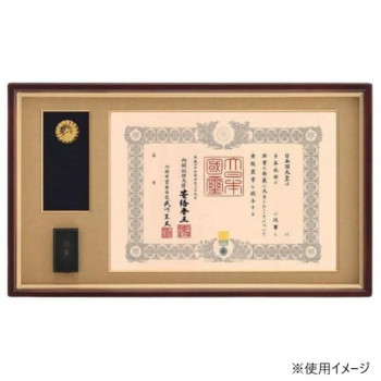 大額　叙勲額　4890　褒賞勲章　マホ/茶ドンス