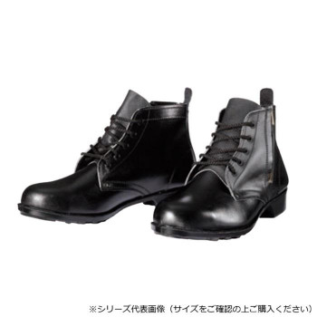 ドンケル 鋼製先芯VP靴 鋼製先芯ゴム底 中編上靴 チャック付き 24.5cm 603T