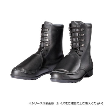 ドンケル 鋼製先芯VP靴 鋼製先芯ゴム底 長編上靴 ひも 甲プロ付き 25.5cm 604甲プロ