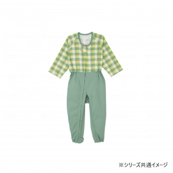 大阪エンゼル コンビネーション(フルオープン)プッシュホック(オールS) ツイルブロックグリーン LL 5738-TA 886203