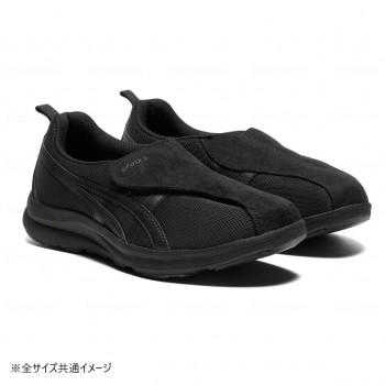 アシックス商事 ライフウォーカー 1242A018 ブラック×ブラック 23.0cm 1242A018 252545