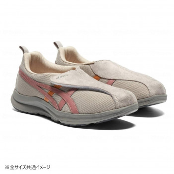 アシックス商事 ライフウォーカー 1242A018 ベージュ×ピンクベージュ 22.5cm 1242A018 252545