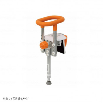 パナソニックエイジフリー 入浴グリップ (ユクリア) UB専用コンパクト 脚付 オレンジ 130 PN-L12311D 451410