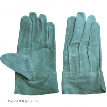 小野商事 エース 牛床革手袋 オイル加工 外縫い 内綿 AG4577