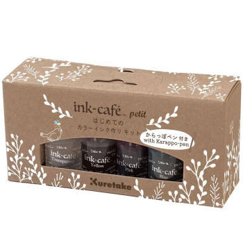 呉竹 ink-cafe はじめてのインク・からっぽペン キット ECF160-517