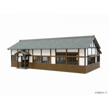 みにちゅあーとキット 情景シリーズ S=1/87・80 駅舎-4 MK05-27