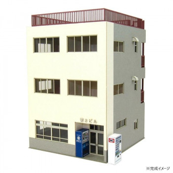 みにちゅあーとキット 情景シリーズ S=1/87・80 ビル-3 MK05-49