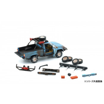 BM CREATIONS 1/64スケール トヨタ ハイラックス N60N70 80 錆仕様 マットブルー アクセサリー付 LHD 64B0361