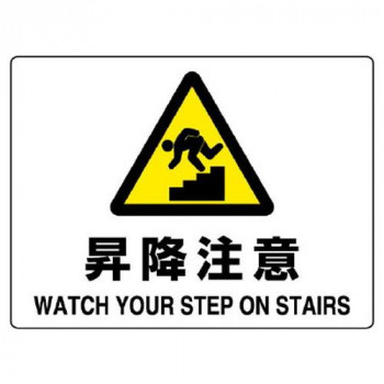 ユニット 注意標識 昇降注意 804-76B