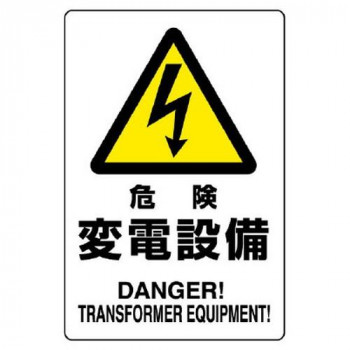 ユニット 危険標識　危険　変電設備 804-96B
