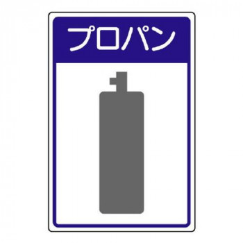 ユニット 高圧ガス施設標識　プロパン 827-40
