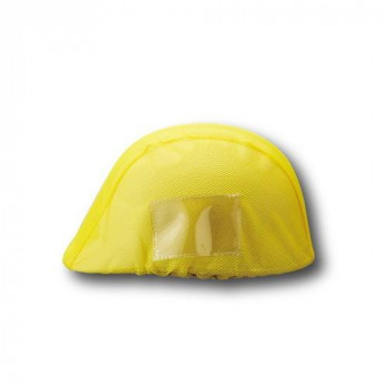 ユニット ヘルメットカバーメッシュポケット付　黄 831-743