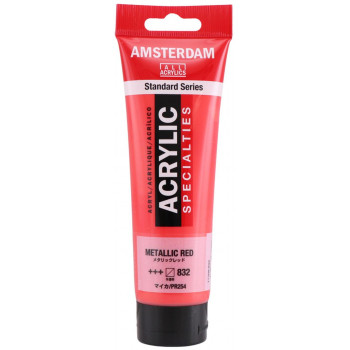 ターレンス アムステルダムアクリリックカラー120ml 832 メタリックレッド T1709-832 484115