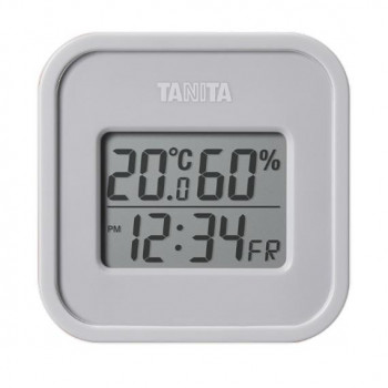 TANITA タニタ 温湿度計 ウォームグレー TT-588GY