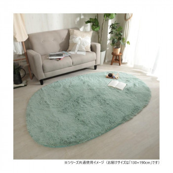 グラムスタイル シフォン 異形  LGN ミントグリーン 130x190cm 「GSCD307331」