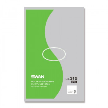 シモジマ SWAN(スワン) 006616195 スワン ポリエチレン袋 No.315 紐なし 100枚