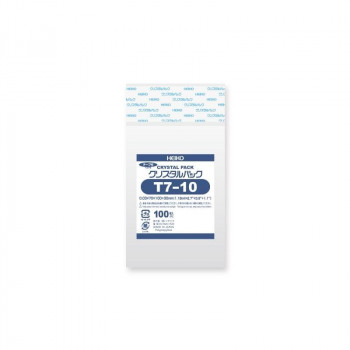 シモジマ HEIKO(ヘイコー) 006740400 クリスタルパック T 7-10 100枚