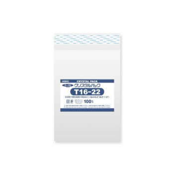 シモジマ HEIKO(ヘイコー) 006758600 クリスタルパック T 16-22 100枚