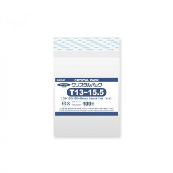 シモジマ HEIKO(ヘイコー) 006758300 クリスタルパック T 13-15.5 100枚