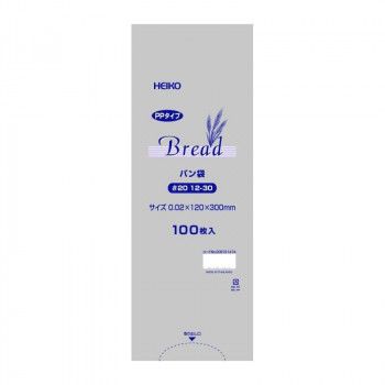 シモジマ HEIKO(ヘイコー) 006721474 PP パン袋 20 12-30 100枚